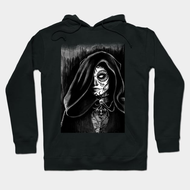 Lady Death - Inktober 2018 Hoodie by Jomeeo